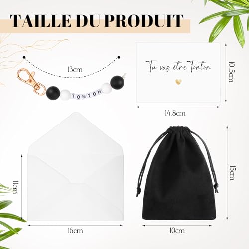 Hestya Cadeau Demande Parrain Cadeau Annonce Grossesse Tonton Papi Parrain – vue 2