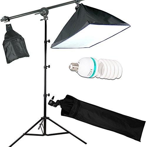 YISITONG 135W Professional Photography Softbox Lighting, 20"x28"/50x70cm Softbox with E26 Socket Light