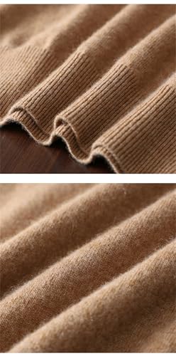 Men's Half Zipper Half High Collar Solid Color Sweater for Men3