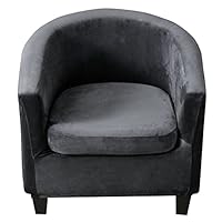 Paire de fauteuils cabriolet de style club en cuir cognac, surpiqûres