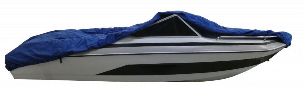 Bootsplane - Infradesktrading 600D PVC beschichtete Universal Persenning Boot - Speed & Console Abdeckplanen für Boote, 490 bis 550 cm lang x 240 cm breit - Bitte Maße vor Bestellung prüfen