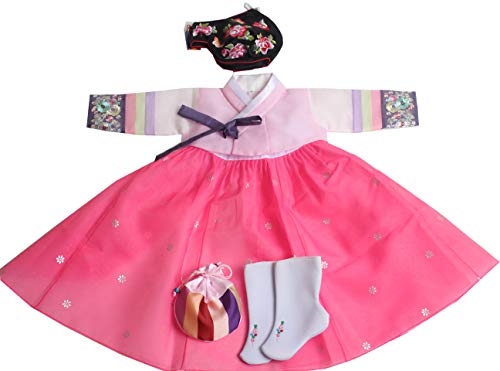 Korean Hanbok Girls Baby's Traditional DOLBOK Costume 1 Age hg093