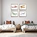Nursery Airplanes Art Prints (Set of 4) - Unframed - 8x10s | Charming and Whimsical Wall Art for Nurseries, Bedrooms, and Playrooms | Boys Nursery Décor | Wall Décor for Boys Nursery Décor