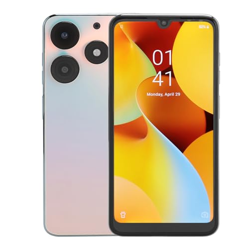 Tangxi Teléfono Inteligente 3G Desbloqueado, Teléfono Móvil Ultradelgado HD de 6,3 Pulgadas para Android 14.0, 4GB RAM 64GB ROM, Gestión Inteligente de Batería AI 7000mAh, WiFi, BT, GPS
