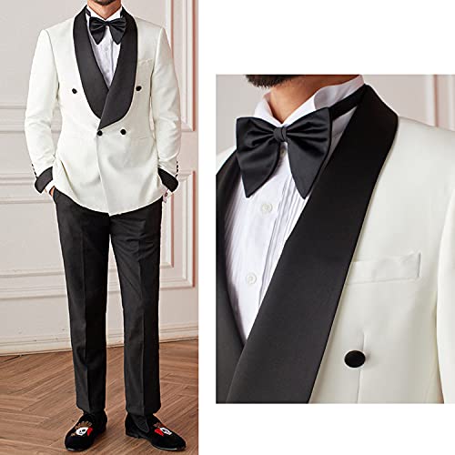 Image of 100% Silk Mens Bowtie Self Tie Bow Tie Bowtie Tuxedo Wedding Solid Color Formal Bow Ties for Man Many Colors