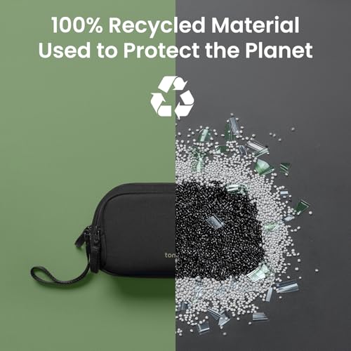 Tomtoc Light-T12 Electronic Organizer Accessory Pouch (1.8L), Black