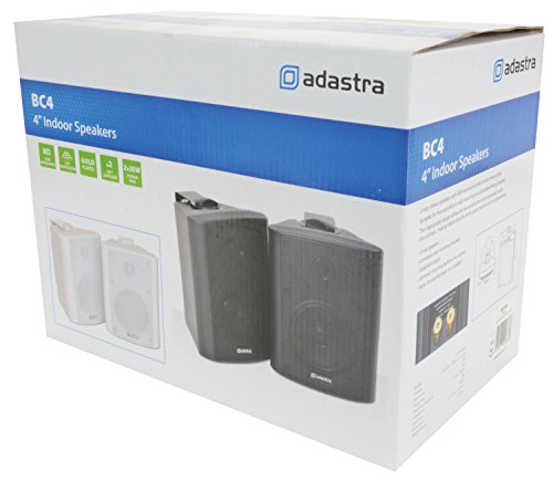 Altavoz para pared Adastra 100.901UK blanco de 2 vías y 8 ohmios 4