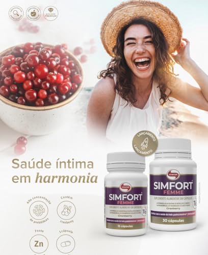Simfort Femme Cranberry E Zinco Vitafor 30 Caps