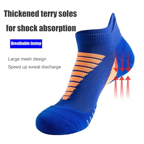 Hywell Men's Thick Padded Athletic Ankle Socks,Hywellstore Ankle Socks,Wicking Cushioned,Sport Breathable4