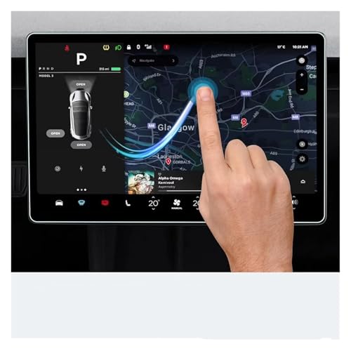 Protecteur d'écran anti-rayures pour éviter les traces sur le tactile 15.4 de votre Model Y