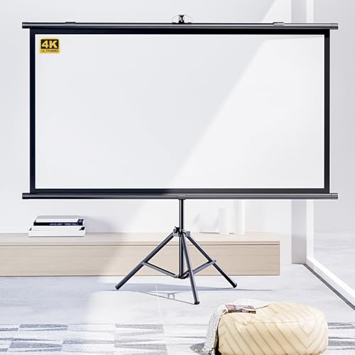 Pantalla portátil para proyector con trípode 72 pulgadas