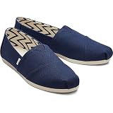 TOMS Alpargata Cotton Canvas Womens Navy Espadrilles-UK 7 / EU 40
