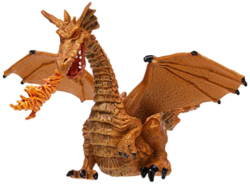 Figurine Dragon Bullyland – Assis 11 Cm – Peinte à La Main – Réaliste – Créature Fantastique