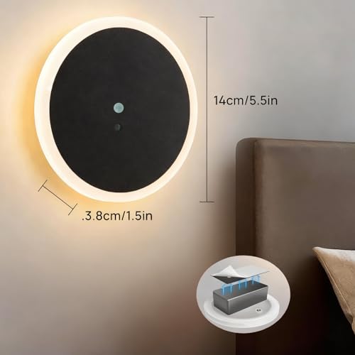 Lámpara de pared recargable: despídete de los cables en pasillos 5