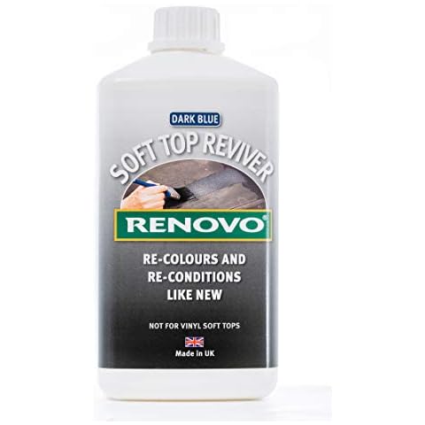 Renovo RHRBLU1122 International Soft Top Reviver, 1 Litre, Dark Blue Cover
