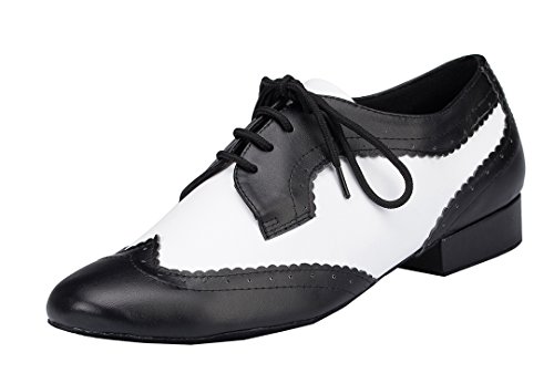 Chaussures de danse moderne hommes salon confortables noir