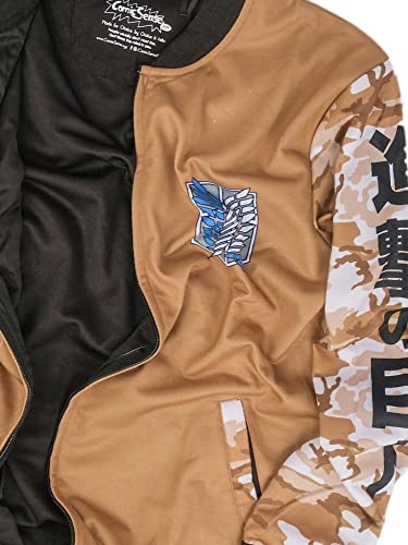 Image of ComicSense.xyz Unisex Anime Jacket for Men and Women, Wings of Freedom Printed Cosplay Anime Bomber Jackets