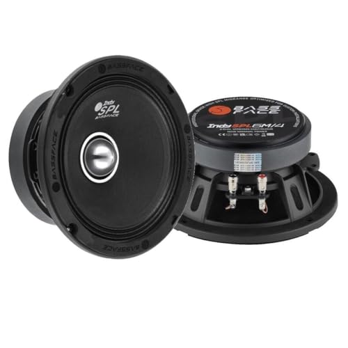 Item dimensions : 0.39 inches BASSFACE Indy SPL6M/4 COPPIA Mid Woofer 16 cm 150 Watt rms Medio bassi 165mm