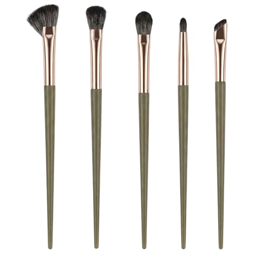 Eye Makeup Brush Set, 5 Pcs Eye Shadow Brushes Set Professional Eyeshadow Makeup Blending Brushes...