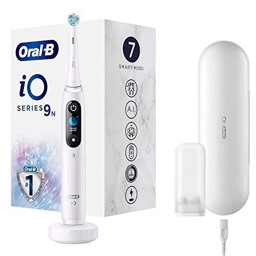 Oral-B Io 9 - Cepillo De Dientes Eléctrico Tecnología Magnética, Microvibraciones, 7 Programas De Limpieza Y Pantalla A Color Oral-B Io 9 - Cepillo De Dientes Eléctrico Tecnología Magnética, Microvibraciones, 7 Programas De Limpieza Y Pantalla A Color
