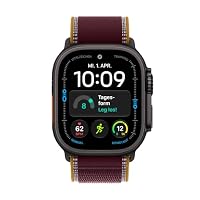 Apple Watch Ultra 4 GPS + Cellular, 49 mm Titangehäuse Schwarz – Ansicht 2