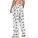 Ollabaky Men's Pajama Pants Yoga Dogs Doberman Sleepwear Lounge Pajama Bottoms with Pockets, L