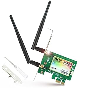 Ubit WiFi Card, AC 1200Mbps Bluetooth Wireless WiFi PCIe Network Card 5GHz/2.4GHz Dual Band PCI Express Network Card…