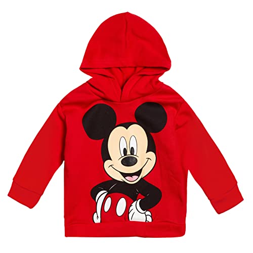 Disney Mickey Mouse Christmas Fleece Pullover Hoodie & Jogger Pants Outfit Set Newborn to Big Kid Sizes (0-3 Months - 14-16)2