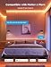 Govee COB LED Strip Light Pro, LED Lights for Bedroom Compatible with Alexa, Google Assistant and Matter, RGBICW Light with Warm White, Smart Strip Light, Color Changing, for Cabinet, 16.4ft