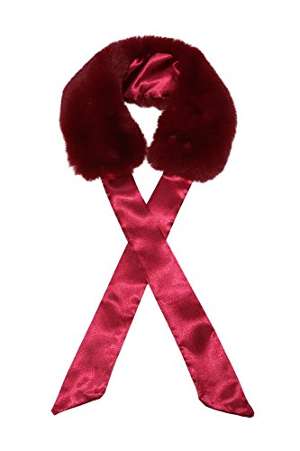 Women Faux Fur Collar Infinity Scarf Circle Loop4