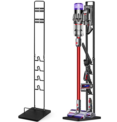 Photo 1 of **NON-REFUNDABLE** (PARTS) Haturi Vacuum Stand, Vacuum Accessories Stable Metal Storage Bracket Holder for Dyson Handheld V15 V11 V10 V8 V7 V6 Cordless Vacuum Cleaners, Black DC30 DC31 DC34 DC35 DC58 DC59 DC62 DC74
