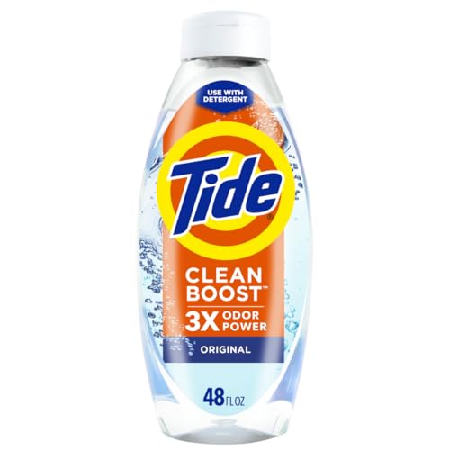 Tide Deep Cleansing Fabric Rinse with 3X Odor Power, Original Scent, 48 oz
