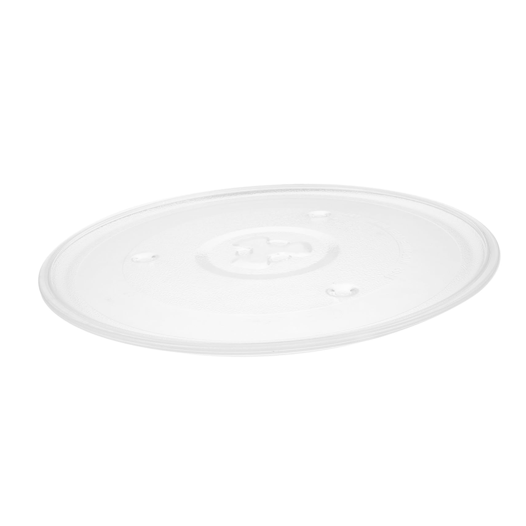 SHINEOFI Plato de Vidrio para Microondas Bandeja Giratoria Resistente Compatible con Horno Microondas para Cocinar y Calentar Alimentos