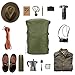 TIXIPEM Compression Stuff Sack [1PCS] - Waterproof Sleeping Bag Storage Sack 8L Use for Backpacking & Traveling & Hiking - [Army Green-20 x 12 in/ 52 x 29.5 CM] Space Saving Gear Bags
