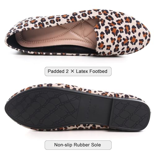 Image of SAILING LU Women Round Toe Comfortable Ballet Flats | Shoes for Women, Dressy, Slip-ons, Loafers