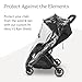 UPPAbaby Minu V3 Rain Shield - Waterproof and Windproof Coverage - Ventilated Design - Quick Attachment - Easy Access to Child
