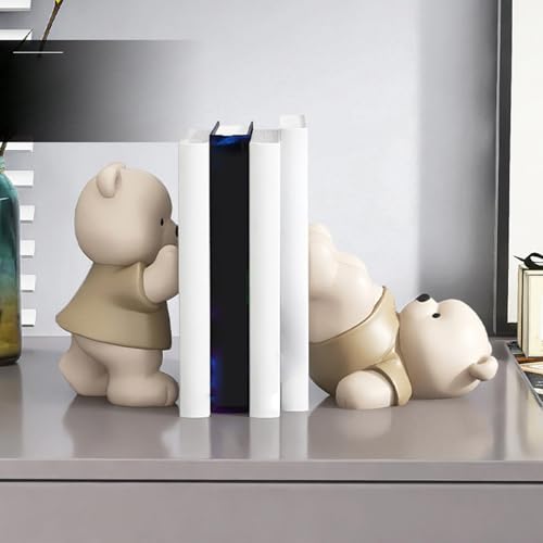 Support en résine ours ornement d'étagère chic au design robuste