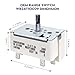 WB24T10029 Electric Range Infinite Switch Replacement for GE Appliances Range Surface Burner Control Switch EA236754 S236754 769696 AP2024076 AH236754 6 Inch