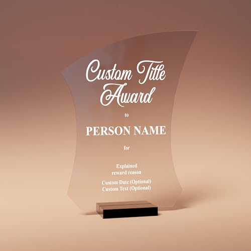 Personalized Acrylic Trophy Plaque (8 x 10)