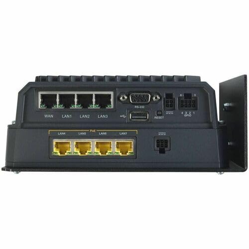 Rackmount.IT RM-CR-D3 DIN Rail Mount Kit for Cradlepoint R1900 and RX30 Routers - DIN Rail, DC-DC Converter, Signal White Steel (RM-CR-D3)