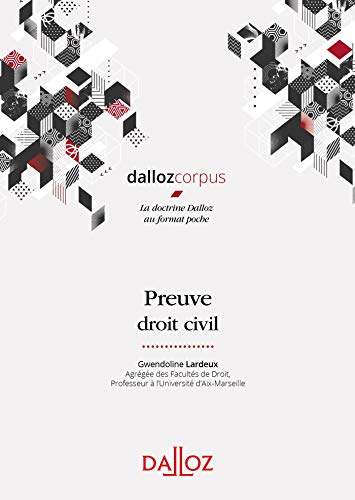Télécharger Preuve - 1re ed.: Droit civil livre En ligne