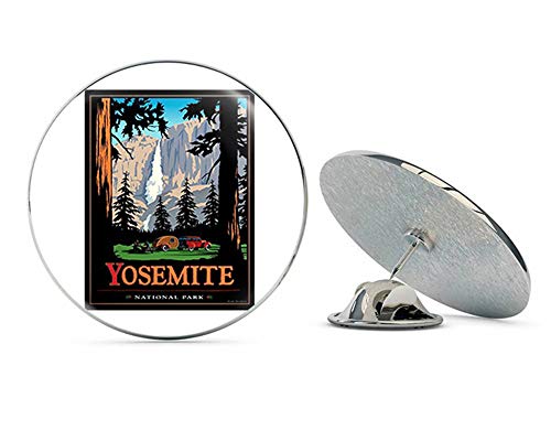 Yosemite Poster Art (rv National Park Hike ca) Metal 0.75