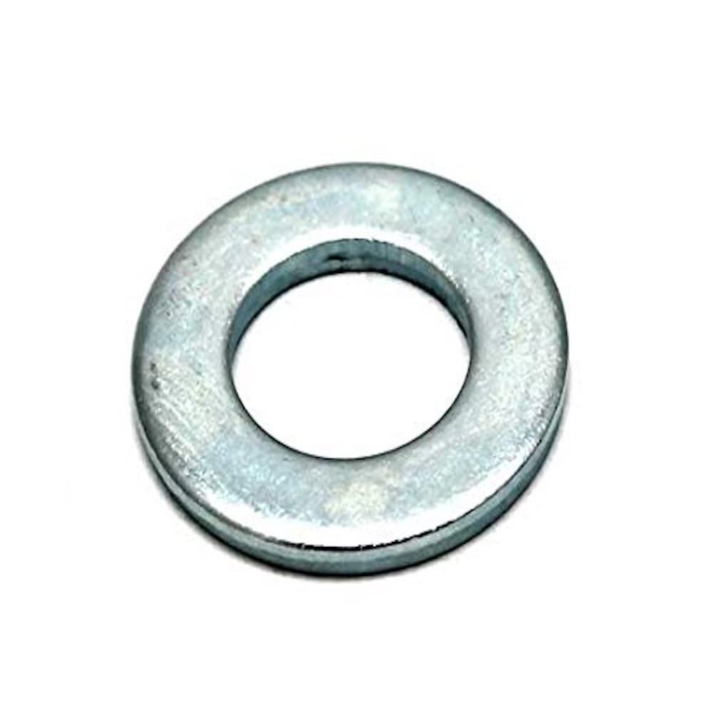 Merriway BH03676 (25 Pcs) Flat Steel Washer, M6 (1/4 inch) Bright Zinc Plated - Pack of 25 Pieces