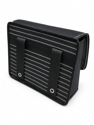 Image of Saddle Bike Bag Motorcycle Side Box Artificial Leather Material Waterproof use for All Bikes /Black