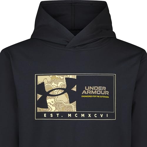 Image of Under Armour Boys' Long Sleeve Hooded Performance Tee, Outdoor Collection