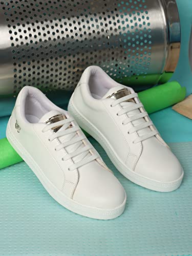 Image of Longwalk Round White Sneakers for Women