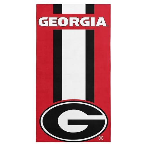 Northwest NCAA University of Georgia Zone Read Beach Towel, Soft