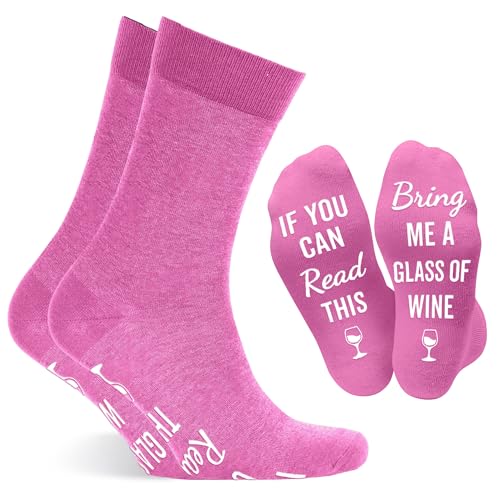 Image of VICRAZY Wine Gifts for Men, Women - Funny Socks - Gifts for Lovers - Stuff, Stocking Stuffers