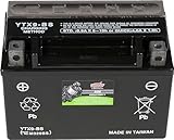 Interstate Batteries YTX9-BS 12V 8Ah Powersports Battery 135CCA AGM Rechargeable Replacement for BMW, Honda, Kawasaki Motorcycles, ATVs, Scooters (CYTX9-BS)