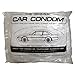 Car Condom 5 Pack Disposable Plastic Car Cover with Elastic Band Medium Size 21' x 12.5'